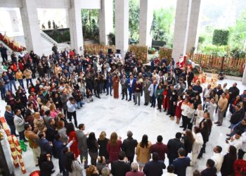 Realiza LXVII Legislatura el tradicional brindis navideño