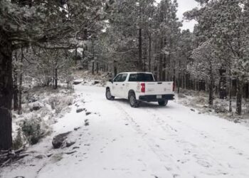 Se registra la primera nevada en Perote