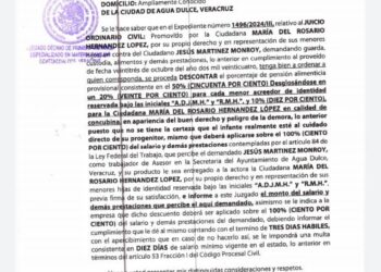 Por presunto deudor alimentario, Chucho Martínez estaría impedido para buscar la alcaldía de Agua Dulce por MORENA