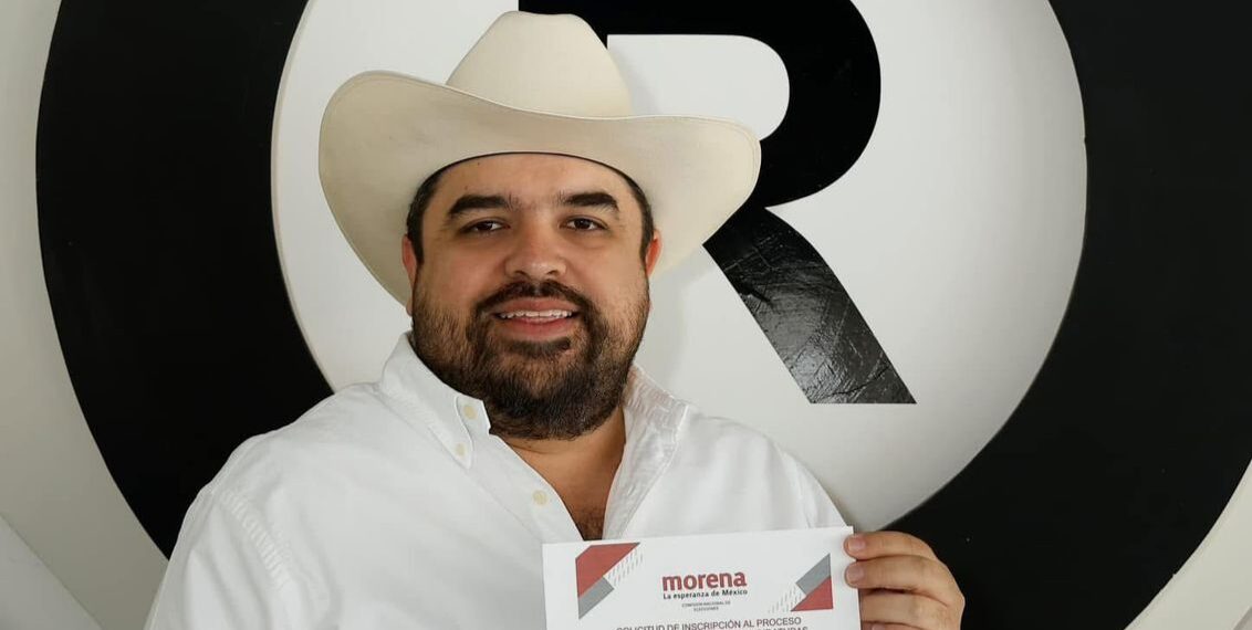 Roberto San Román Solana se registra en la interna de Morena como aspirante a la alcaldía de Tantoyuca