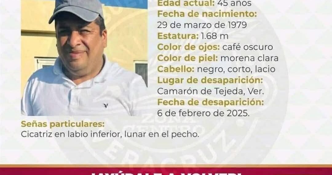 Se reporta la desaparición de secretario del Ayuntamiento de Paso del Macho y de su hermano