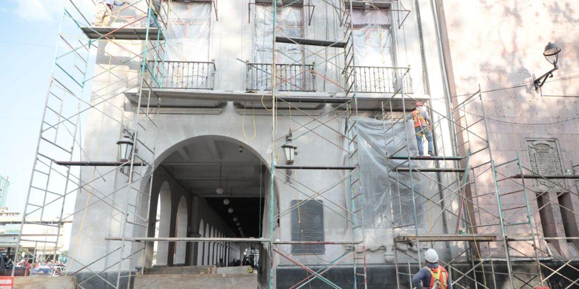 La rehabilitación del Palacio de Gobierno concluirá en tres meses