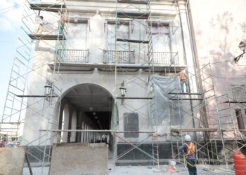 La rehabilitación del Palacio de Gobierno concluirá en tres meses