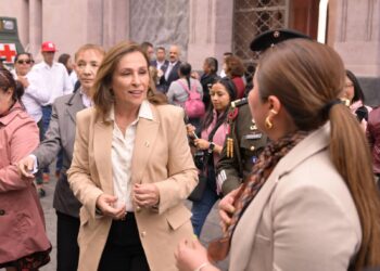 Gobernadora Rocío Nahle asegura el derecho a la libre expresión de las y los maestros