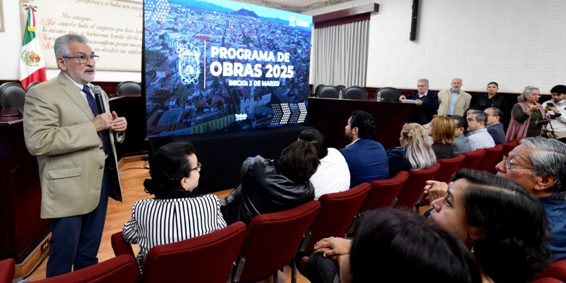 Este lunes inicia Ayuntamiento programa de obra 2025
