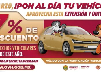 Se amplía a marzo el descuento del 7% en derechos vehiculares y subsidios fiscales