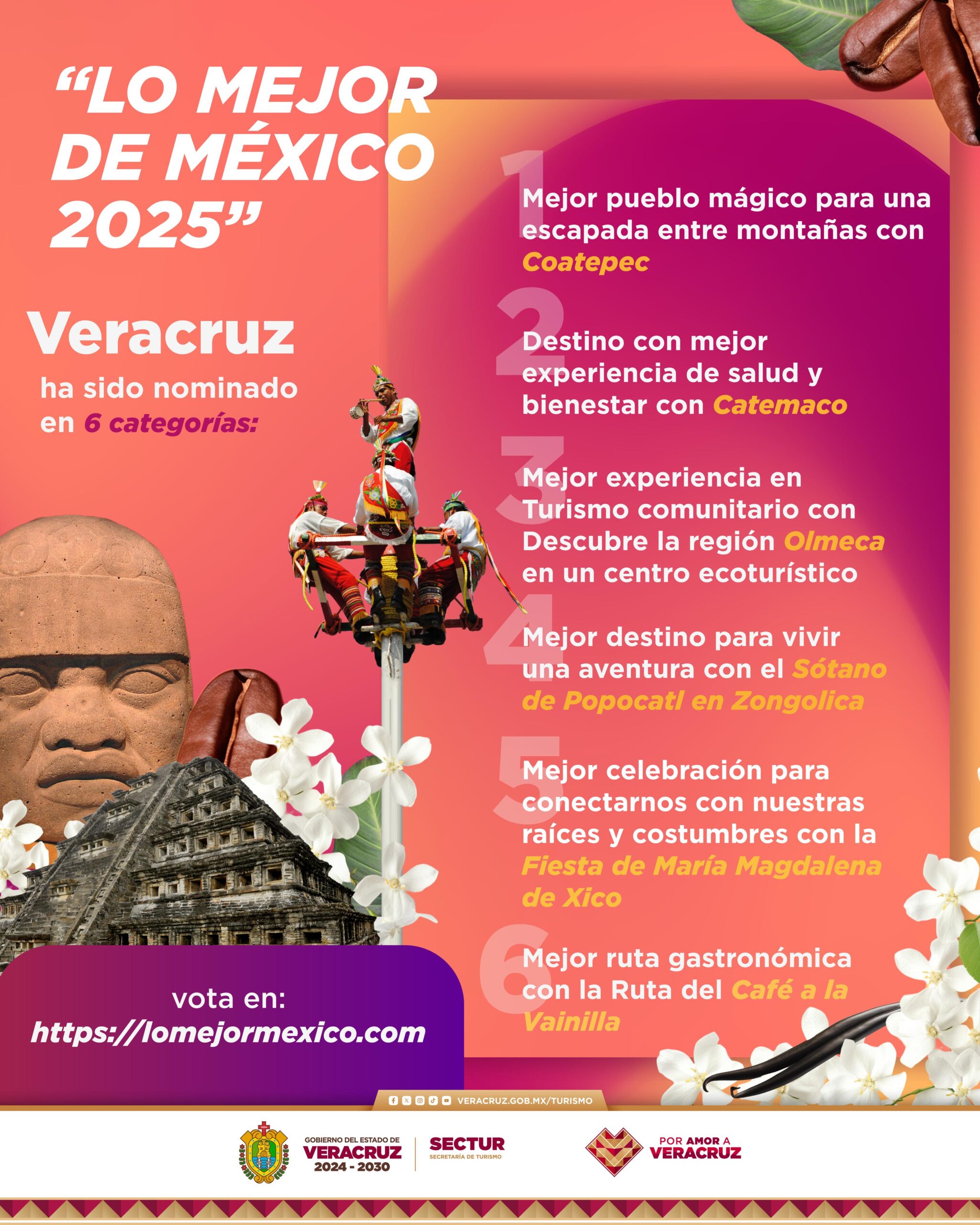 Veracruz, nominado en seis categorías a Lo Mejor de México