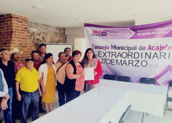 En Acajete, María Guadalupe Saldaña Córdoba se registró por el Partido del Trabajo