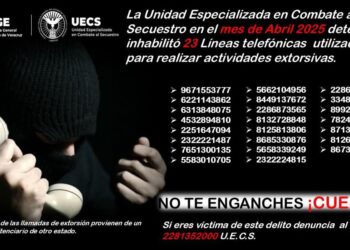 UECS detectó e inhabilitó 23 líneas telefónicas utilizadas para la extorsión en abril