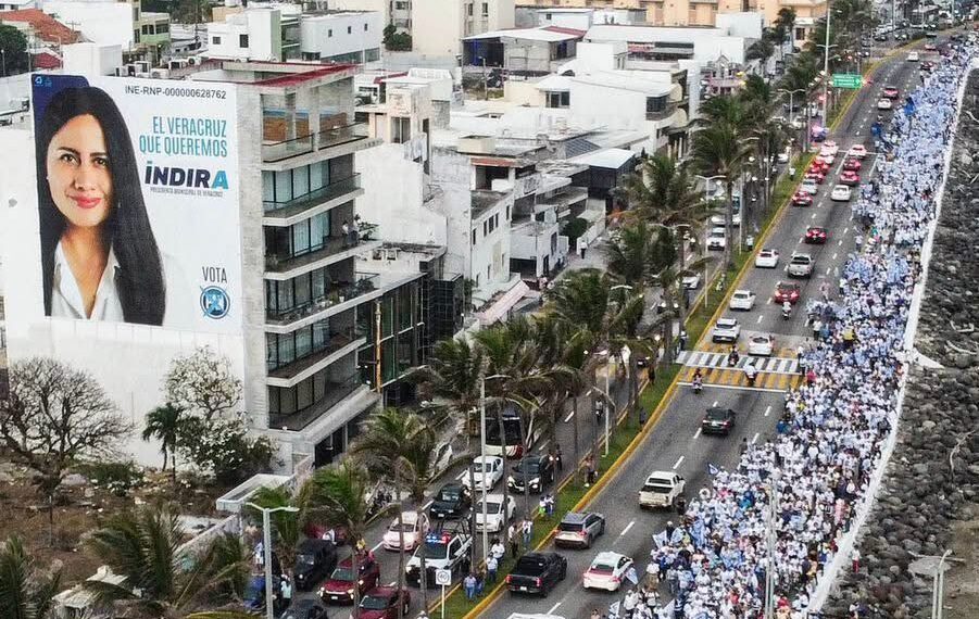 Todo listo para la cita con la democracia, la panista Indira Rosales cerró campaña con el respaldo de más de 10 mil ciudadanos
