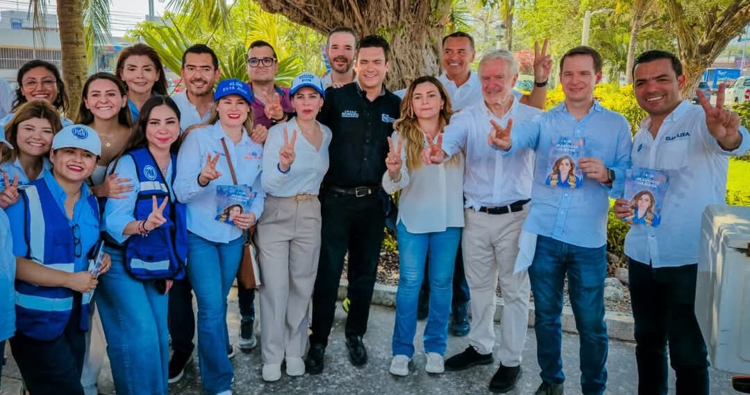 Ricardo Anaya y cúpula del PAN refuerzan cierre de campaña de Maryjose Gamboa