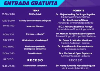 Gratis en Xalapa, anuncian curso de pediatría para este 31 de mayo