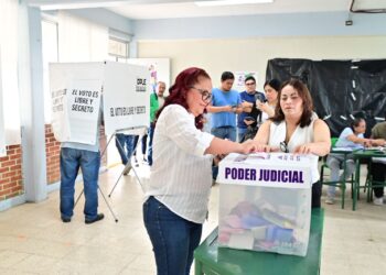 Destaca Daniela Griego ambiente de buen ánimo en la jornada cívica democrática