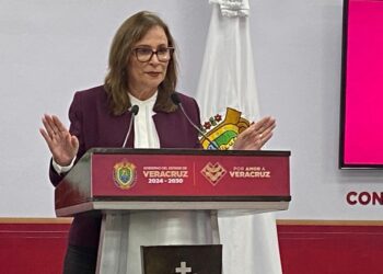 Gobernadora Rocío Nahle García, califica a Jorge Álvarez Maynez como un “simulador”