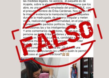 FALSO que se haya manipulado paquete relacionado con la Elección Judicial