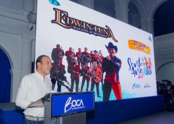 Presenta Alcalde JM Unánue programa de las fiestas de Santa Ana 2025
