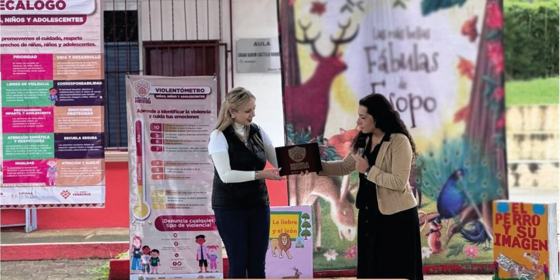 Escuela Primaria “Justo Fernández González” protectora de la niñez veracruzana.