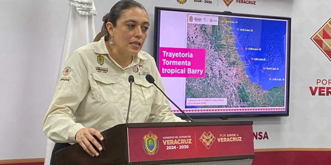 Saldo blanco por “Barry” en Veracruz: SPC