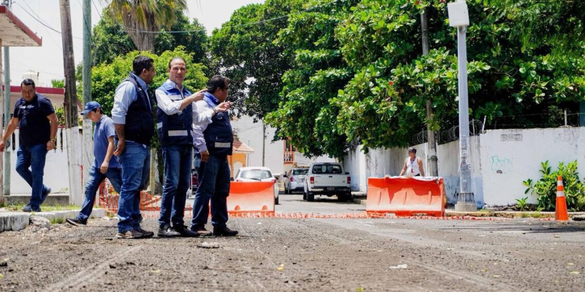Alcalde Juan Manuel Unánue sigue realizando obras a lo largo y ancho de Boca del Río