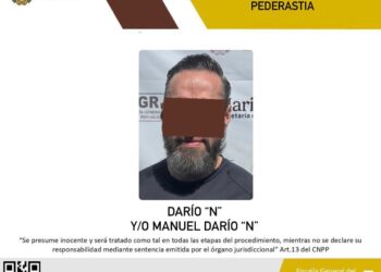 Imputado como probable responsable del delito de pederastia