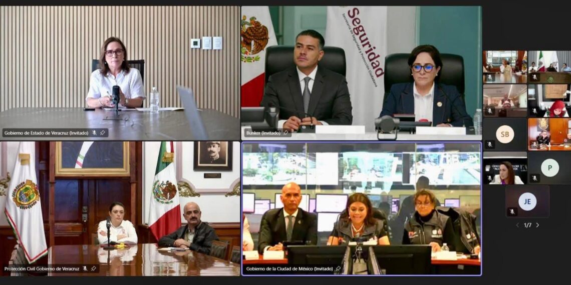 En Veracruz, más de medio millón de personas participan en Simulacro Nacional