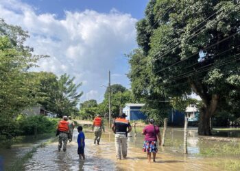 Gobierno del Estado despliega respuesta por inundaciones en el sur de Veracruz