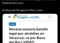 Batalla legal anunciada por Morena para Boca del Río es inexistente: CEN PAN