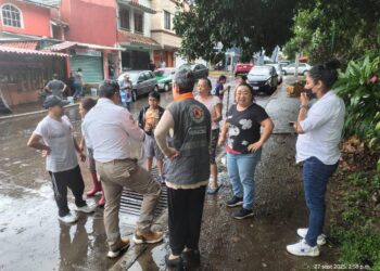 PC y SSP coordinan la atención y monitoreo por lluvias en Xalapa