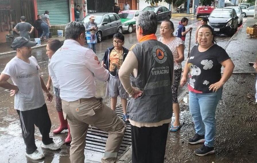 En Xalapa, por intensas lluvias del fin de semana, solo daños materiales: PC Municipal