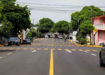 Alcalde JM Unánue deja como nueva la avenida Carranza de la colonia Manantial y 8 de Marzo