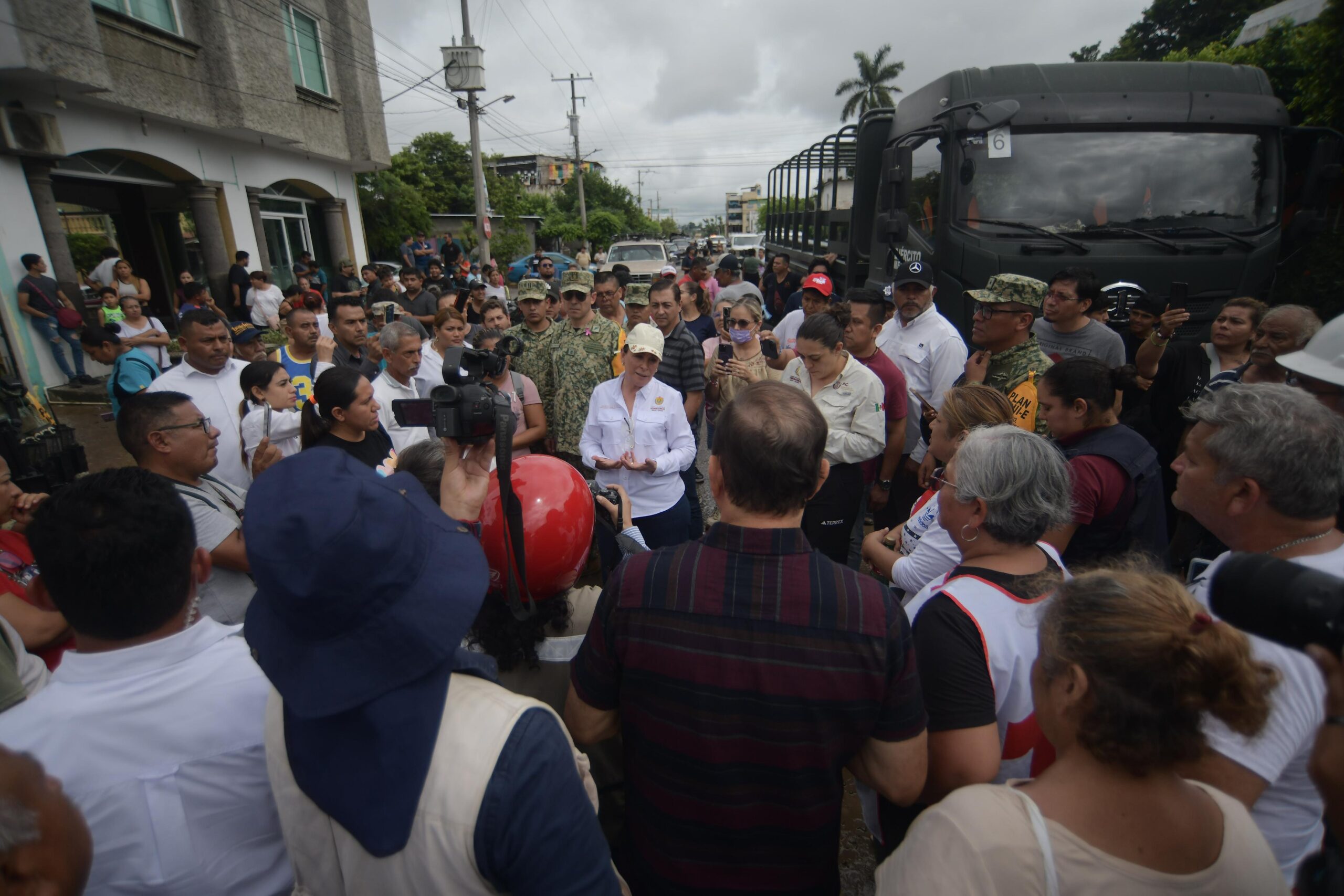 Supervisa Rocío Nahle respuesta interinstitucional ante emergencias por lluvias en Veracruz