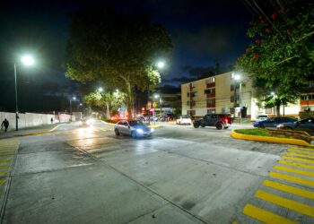Reabren a la circulación vial la avenida Araucarias