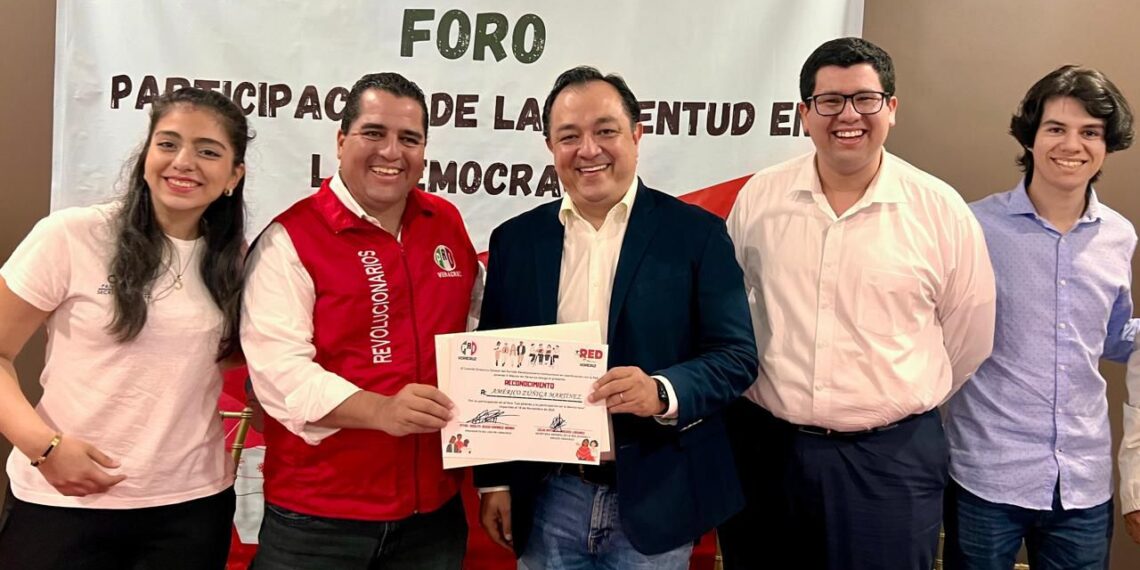 PRI Veracruz anima a jóvenes a participar en política; cuestiona represión y falta de diálogo del Gobierno Federal