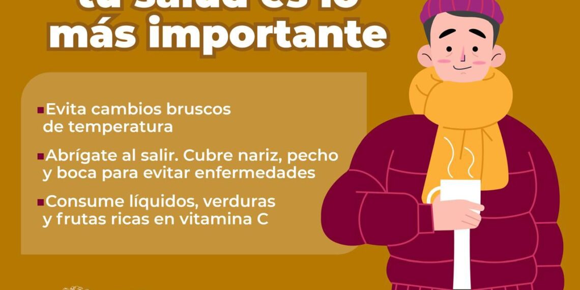 Por Frente Frío, exhorta PC Municipal a extremar medidas preventivas