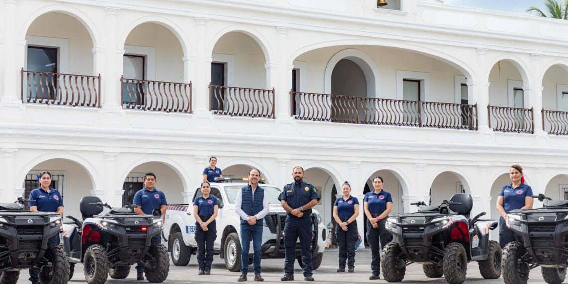 Entrega Alcalde JM Unánue cuatrimotos a Protección Civil municipal de Boca del Río