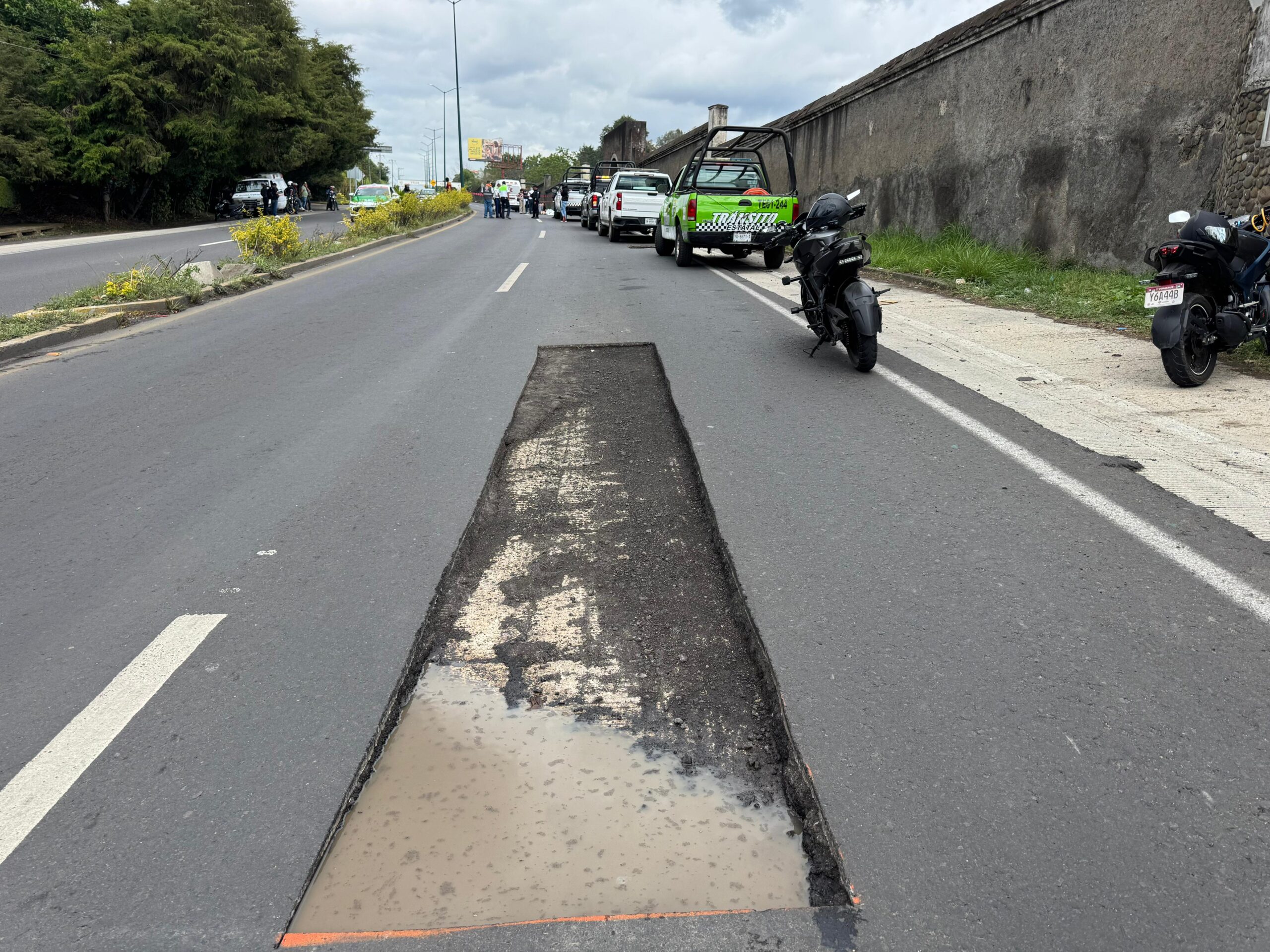 Familia de motociclista que falleció por culpa de obra no señalizada en la Xalapa- Coatepec podría ser indemnizada