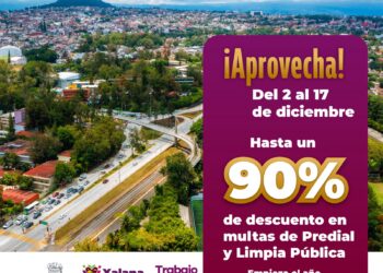 Últimos días para obtener hasta 90% de descuento en multas del Predial