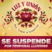 Por lluvias, se suspende Desfile Navideño Luz y Unión