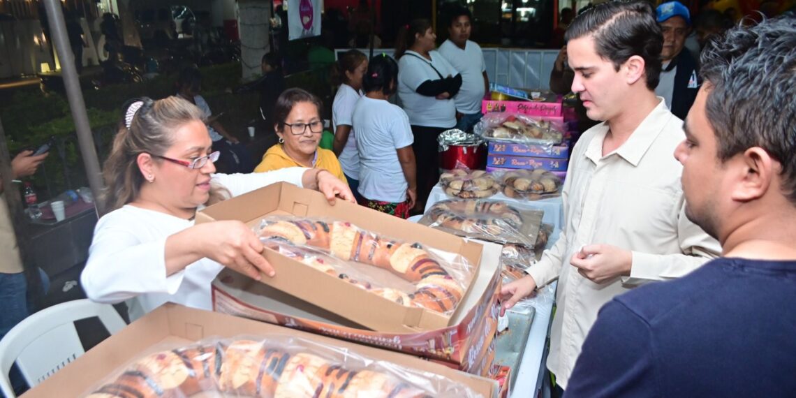 Invita Ayuntamiento de San Andrés Tuxtla a consumir local en la Gran Expo Venta de Rosca de Reyes