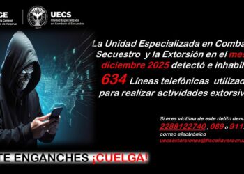 FGE deshabilita 634 líneas telefónicas en diciembre por intentos de extorsión