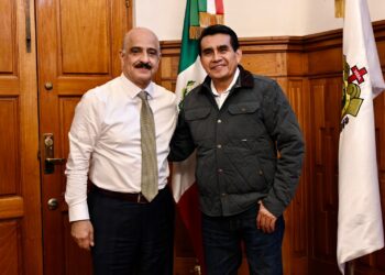 Se reúne diputado Esteban Bautista con autoridades estatales y militares