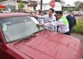 Notifica Gobierno Municipal y Tránsito del Estado a dueños de “autos maceta” 