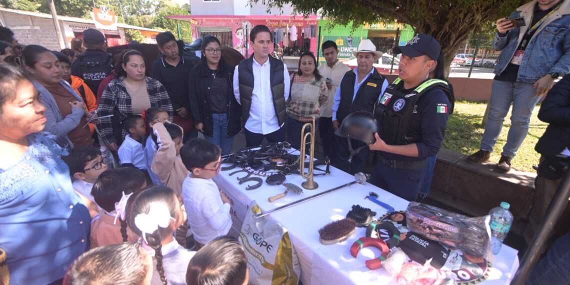 Ayuntamiento y SSP Veracruz llevan “Festival Vive Seguro” a Villa Comoapan 