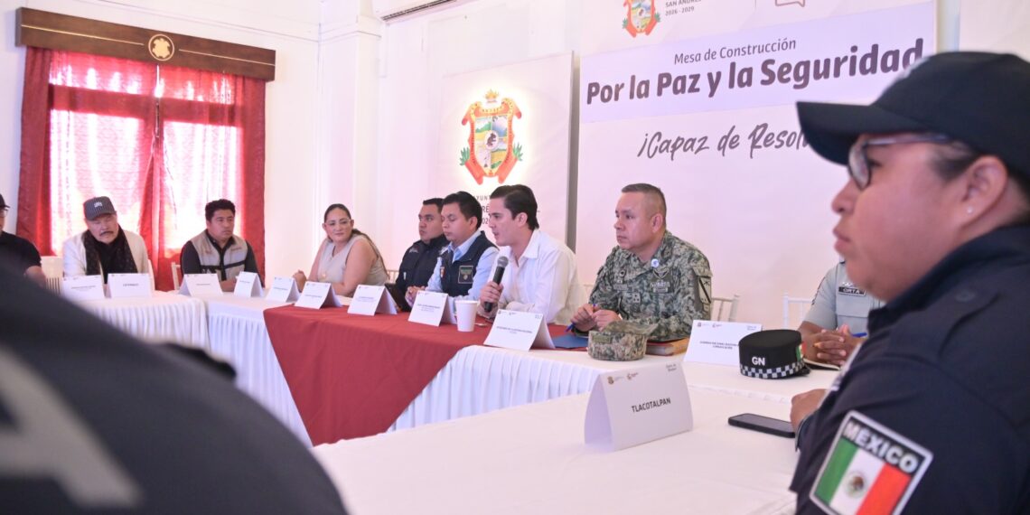 San Andrés Tuxtla anfitrión de la Mesa Interinstitucional de la Paz y Seguridad 