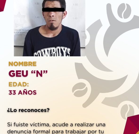 Inteligencia operativa permitió captura por robo de vehículo en Arteaga