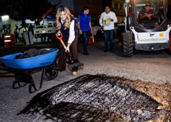 Arranca Alcaldesa Maryjose Gamboa Gobierno Nocturno para bachear y trabajar sin generar caos vial