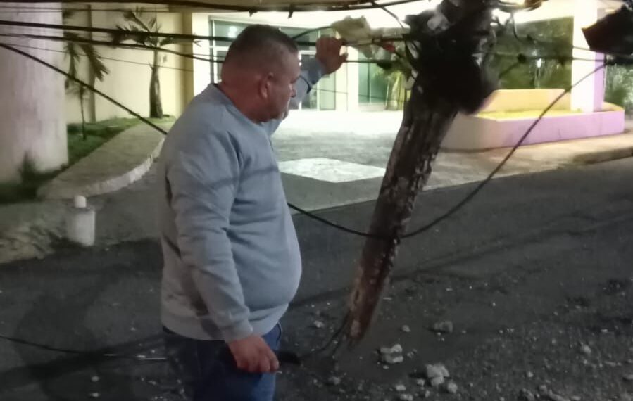 Atiende Fuerza Municipal de Tarea afectaciones menores en infraestructura urbana por vientos del norte