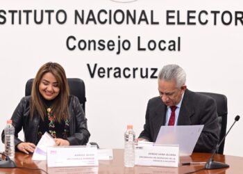 INE y OPLE Veracruz firman plan para promover la participación ciudadana en Tamiahua