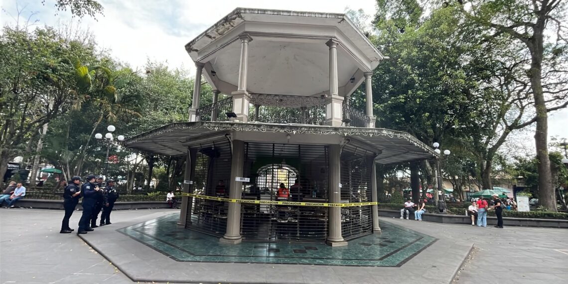 KIOSKO DEL PARQUE MIGUEL HIDALGO ENTRA EN SUSPENSIÓN INMEDIATA DE ACTIVIDADES