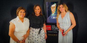 Boca del Río recibe el Trofeo Original de la Copa Mundial de la FIFA 2026